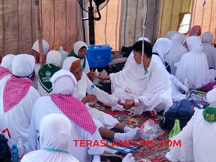 Suhu Capai 40 Derajat Celcius, Jamaah Haji Lampung Sudah Tiba di Padang Arafah