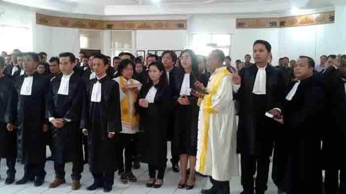 Dilantik, 92 Advokat Peradi Bandarlampung Diingatkan untuk Bela Warga tidak Mampu