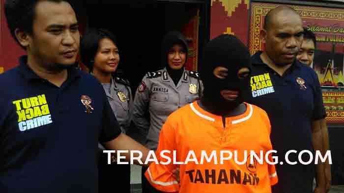 Bawa Motor Curian ke Lamtim, Warga Jabung Dibekuk Tekab 308 di Jalan Ir Sutami