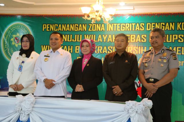 Pengadilan Tinggi Tanjungkarang Canangkan Zona Integritas Wilayah Bebas Korupsi