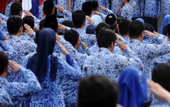Ribuan Tenaga Honorer K2 di Lampura Tuntut Penerimaan CPNS Ditunda