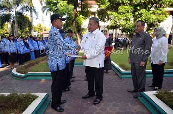 Sebanyak 171 ASN Metro Naik Pangkat