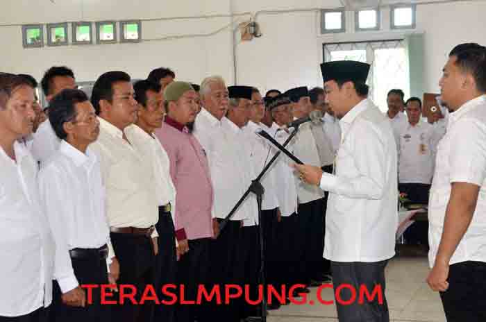 Bupati Agung Kukuhkan Forum Komunikasi LPM Lampung Utara