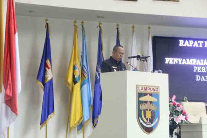 Wagub Bachtiar Basri Sampaikan Nota Keuangan RAPBD-P 2016