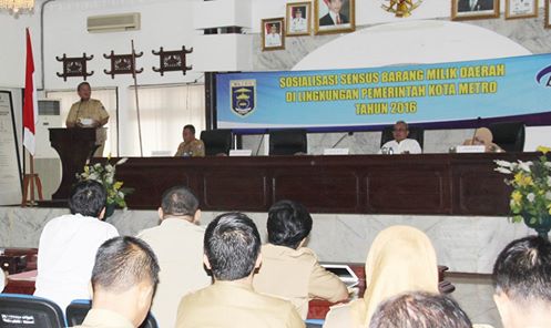 Sebanyak 73 ASN di Metro Ikuti Sosialisasi Sensus Barang Milik Daerah
