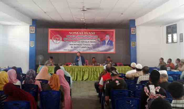 Alimin Abdullah Sosialisasikan Empat Pilar MPR RI di Terbanggi Besar