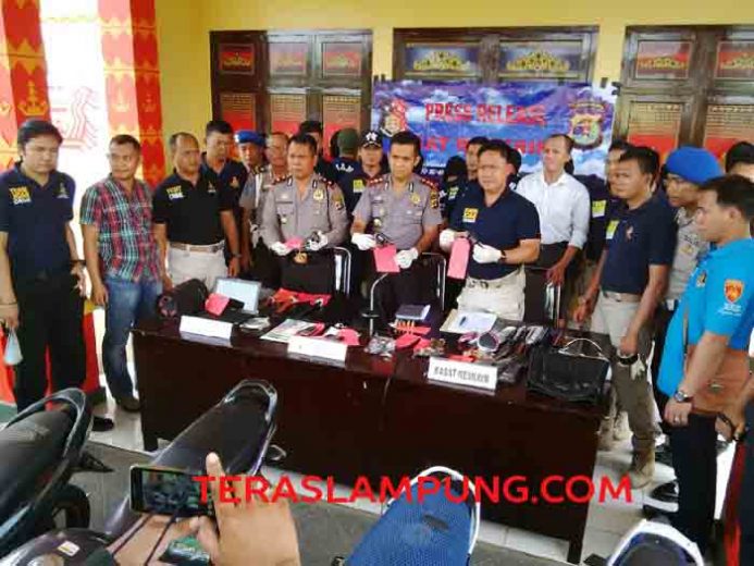 Barang Bukti Pembegalan, Pemilik Kendaraan Bisa Cek di Polres Lampura