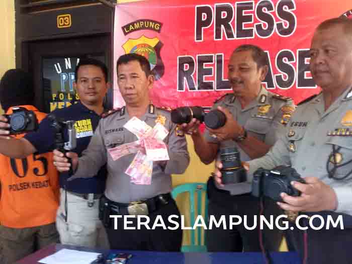 Melawan Saat Ditangkap, Polisi Tembak Kaki Dalang Pencurian Empat Kamera