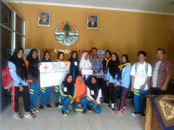 Relawan PMI Way Kanan Galang Dana untuk Korban Gempa Aceh