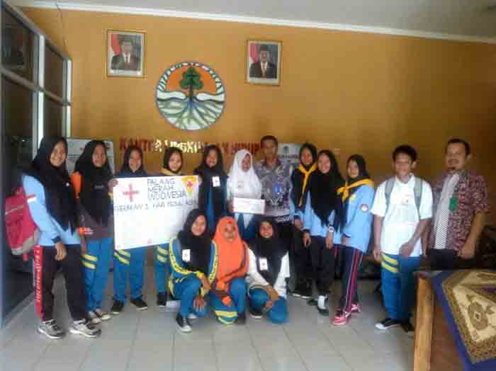 Relawan PMI Way Kanan Galang Dana untuk Korban Gempa Aceh