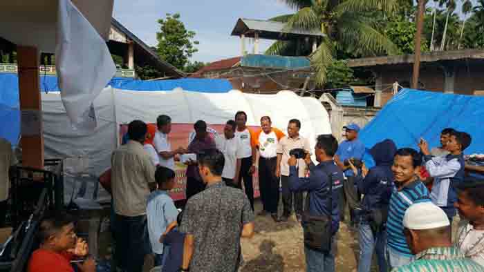 Para Perantau Aceh di Sumbar Bantu Korban Gempa Pidie Jaya