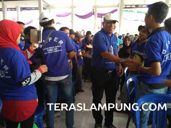 Aprozi Alam Kukuhkan Baper Bang Ozi di Kotabumi Tengah