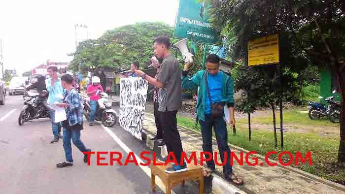 HMI PT Kotabumi dan STKIP Muhammadiyah Lampura Desak Ahok Ditahan