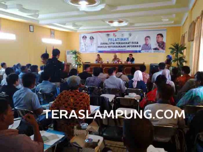Ketua PWI Sayangkan Bupati Lampura tak Hadir dalam Acara Diklat Jurnalistik