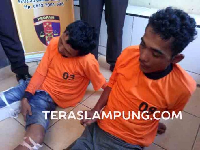 Polisi Tembak Dua Copet yang Kerap Beraksi di Pasar Bambu Kuning