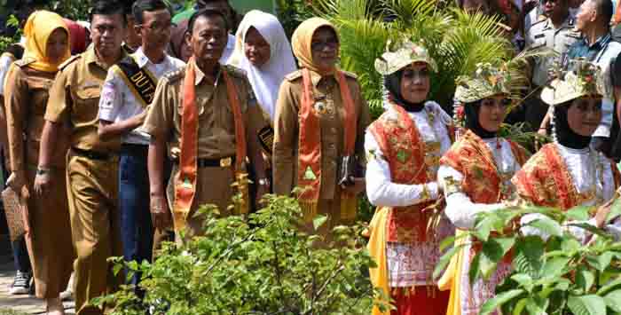 Tim Provinsi Nilai SMPN 4 Metro dalam Lomba LSS-UKS Tingkat Lampung