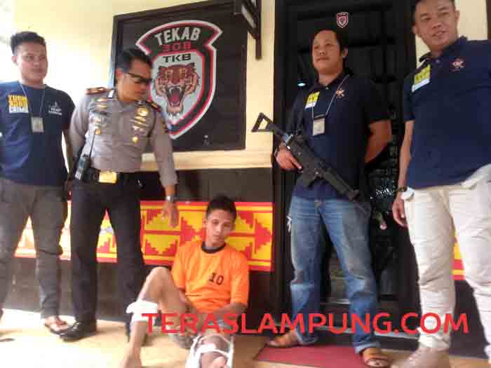 Curi Sepeda Motor di Pasar Bawah Ramayana, Warga Palembang Ditembak Polisi