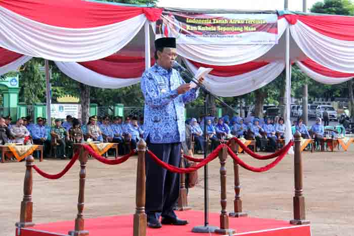 Walikota Pairin Pimpin Upacara Peringatan Hari Bela Negara di Kota Metro