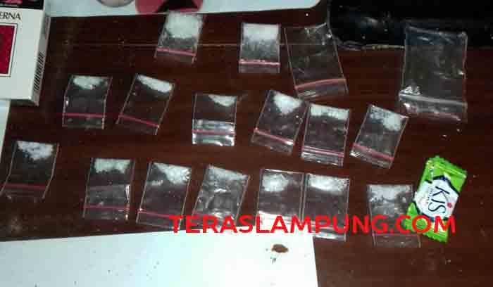 Akan Transaksi, Pengedar Narkoba Dicokok Polisi di Jl P. Diponegoro Bandarlampung