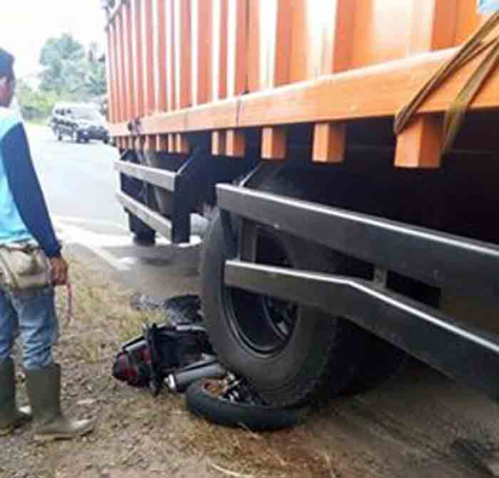 Sepeda Motor Vs Truk di Bandar Dalam, Warga Bulok Dirawat di RSUD Kalianda