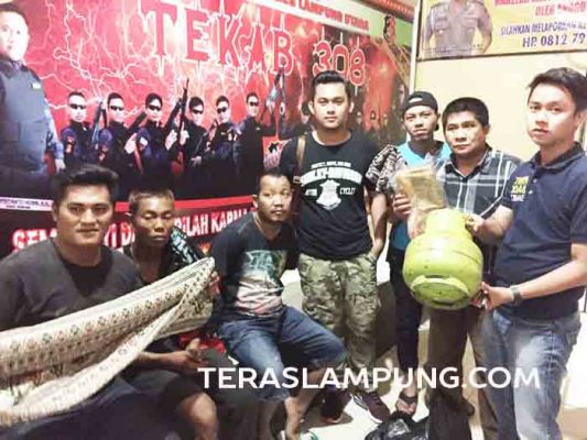 Dua Pencuri di Rumah Ketua Perindo Lampung Utara Ditangkap Polisi