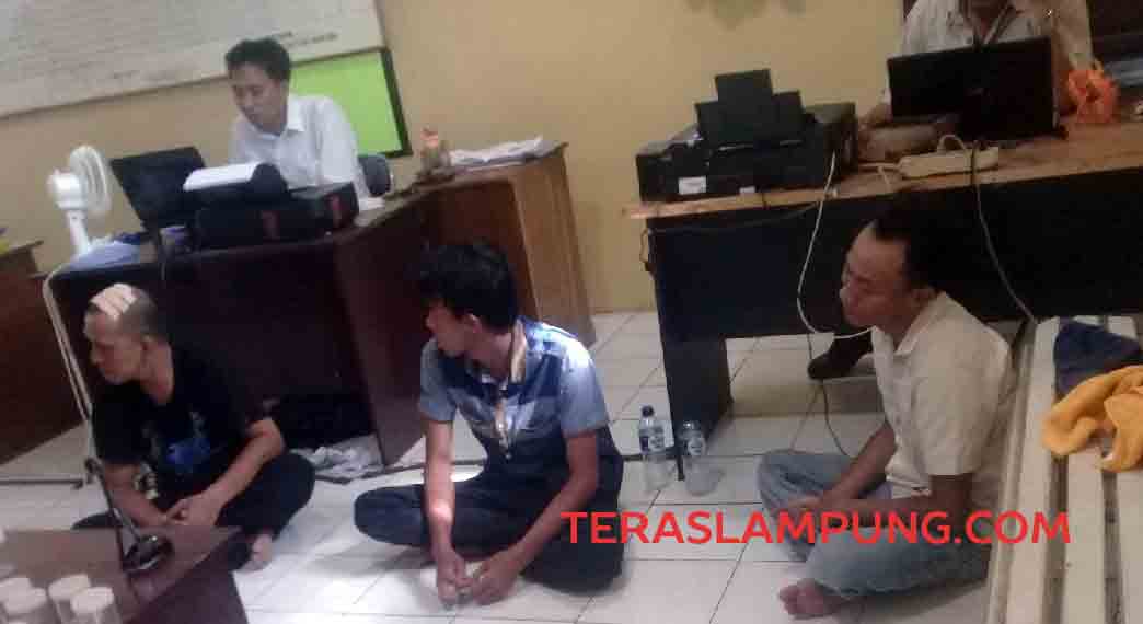 Pesta Sabu, Tiga Pemuda Tanjung Aman Ditahan Polres Lampung Utara