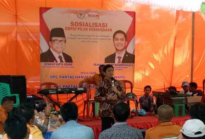 Frans Agung Sosialiasikan Empat Pilar di Penawar Aji