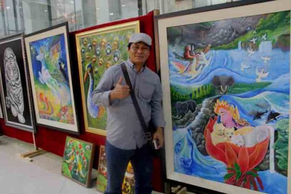Papa Joe Gelar Pameran di Mal Boemi Kedaton