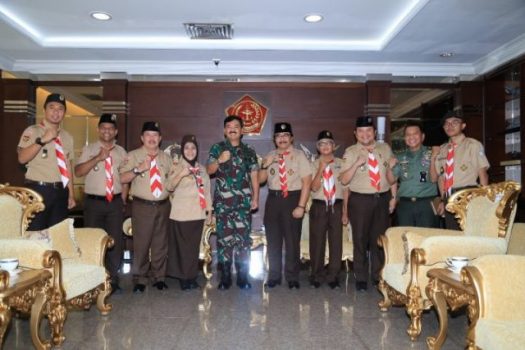 Panglima TNI Tegaskan Pramuka adalah Mitra TNI