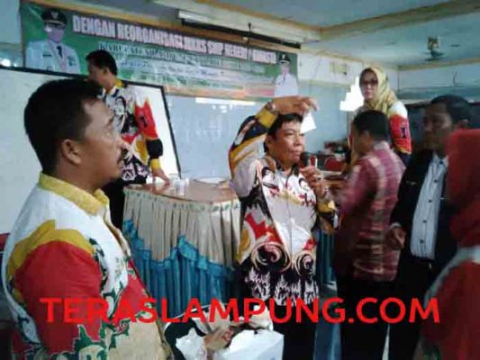 Kadis Dikbud Lampura Minta MKKS SMP Bisa Bersinergi dengan Semua Pihak