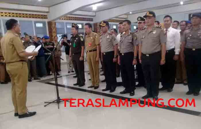 Wabup Sri Widodo Kukuhkan Saber Pungli Lampung Utara