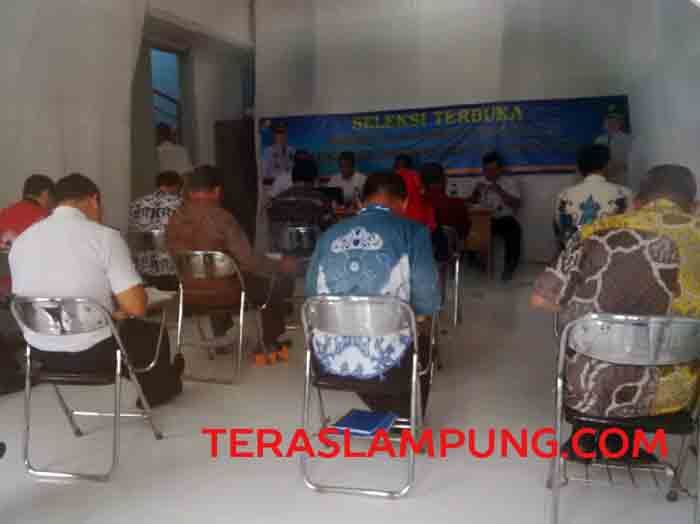 Sebanyak 13 Peserta Lelang Jabatan Pemkab Lampura Ikuti Ujian Tertulis