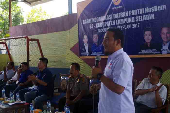 Ini Hasil Rakorda DPD Partai Nasdem Lampung Selatan