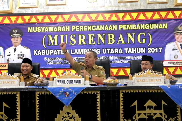 Ini Program Prioritas Pemprov Lampung yang akan Dijalankan di Lampung Utara pada 2017