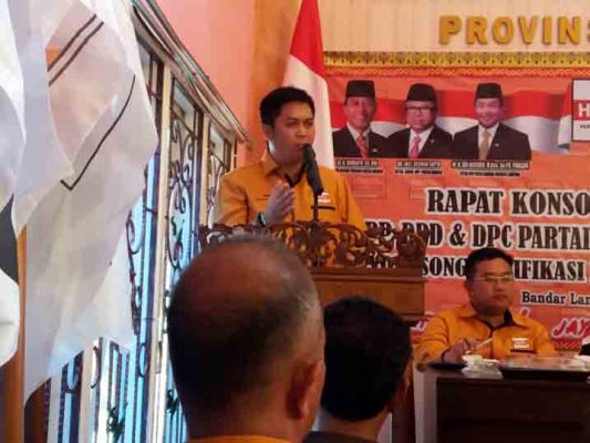 Partai Hanura Targetkan Menangi Pikada Lampung, Lampung Utara, dan Tanggamus