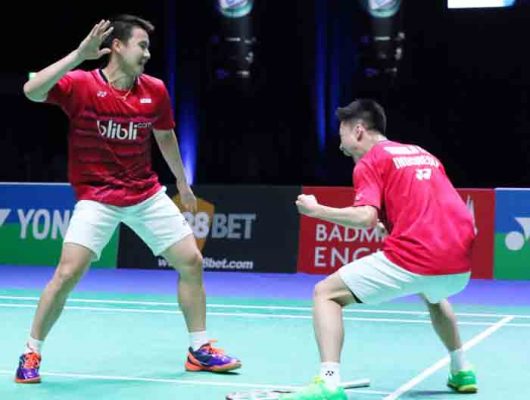 Kandaskan Pemain Tiongkok, Kevin/Marcus Juara All England Open 2017