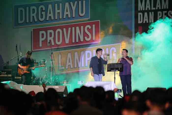 Meski Hujan Pesta Rakyat HUT ke-53 Lampung Berlangsung Meriah