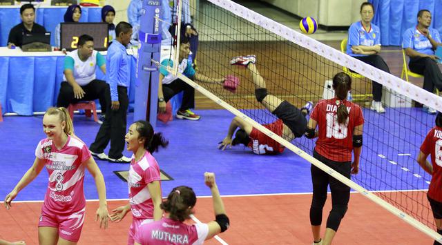 Proliga 2017: Tim Bola Voli Putri Jakarta Elektrik Akui Keunggulan Jakarta Pertamina Energi