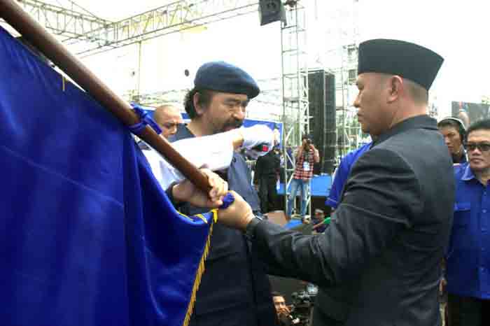 Ribuan Kader Partai Nasdem Hadiri Deklarasi Mustafa sebagai Calon Gubernur Lampung