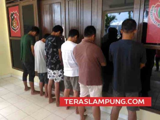 Pesta Narkoba, Dua PNS Lampura dan Empat Rekannya Diringkus Polda Lampung