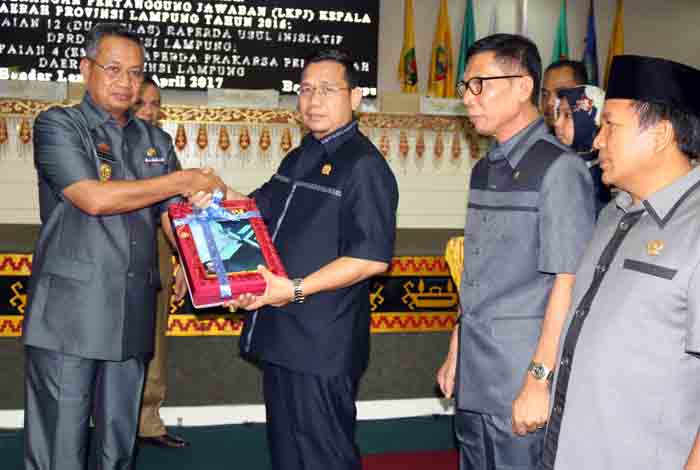 DPRD Lampung Gelar Rapat Paripurna Penyampaian LKPJ Kepala Daerah Tahun Anggaran 2016