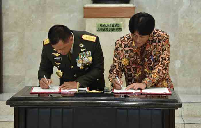 TNI dan PT Pertamina Jalin Kerja Sama Pendistribusian BBM