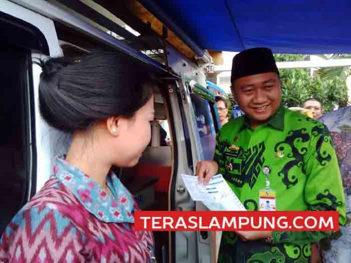 Pertama di Sumatra, Bupati Lampura Luncurkan Program Pembayaran PBB Online