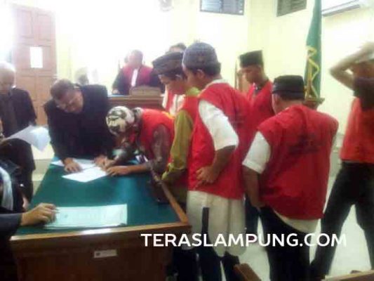 Pasal Ganja, Enam Mahasiswa Unila Divonis Lima Tahun Penjara