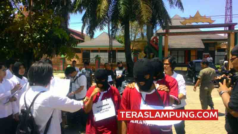 Polda Lampung Limpahkan Berkas Perkara Tiga Tersangka Pembunuh Bunga Fikalia