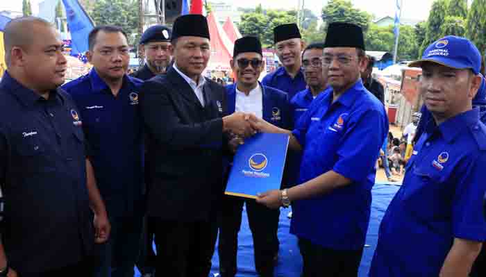 Saleh Chandra Dilantik sebagai Ketua Partai Nasdem Kota Metro