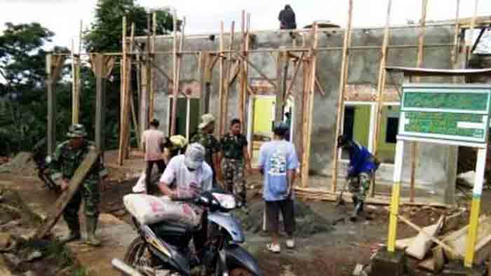TMMD di Kampung Jukuh Batu Way Kanan, Proyek Fisik Sudah Hampir Beres