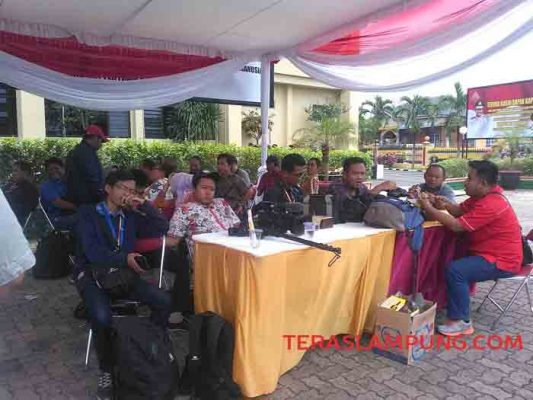 Wartawan Dilarang Meliput Kunjungan Kerja Kapolri di Mapolda Lampung