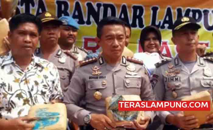 Operasi Antik Krakatau, Ini Barang Bukti Narkotika yang Disita Polresta Bandarlampug