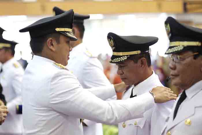 Gubernur Ridho Lantik Bupati-Wakil Bupati Mesuji, Pringsewu, dan Tulangbawang Barat